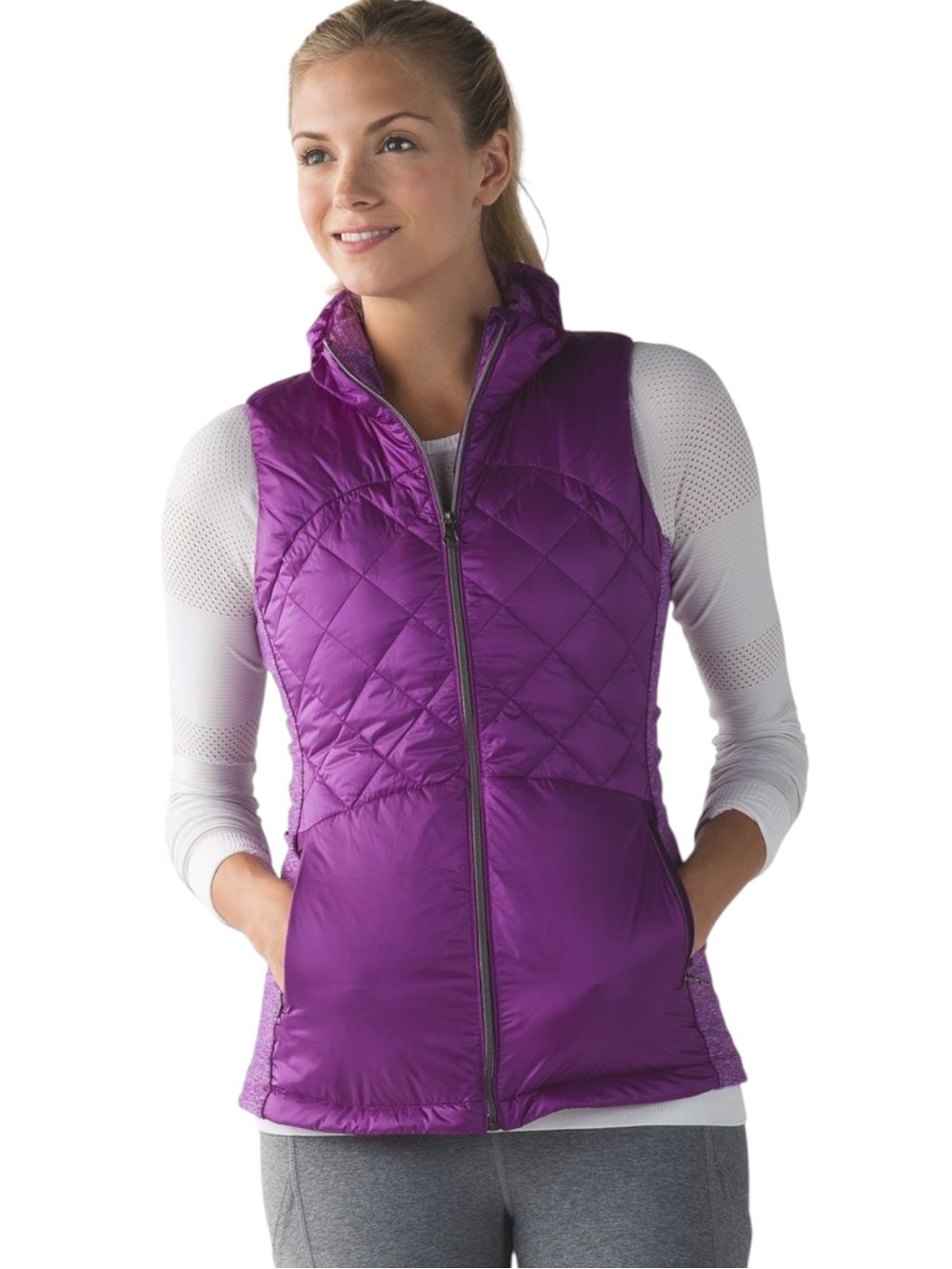 lululemon athletica Tender Violet Down For A Run Lightweight Quilted Vest (8)